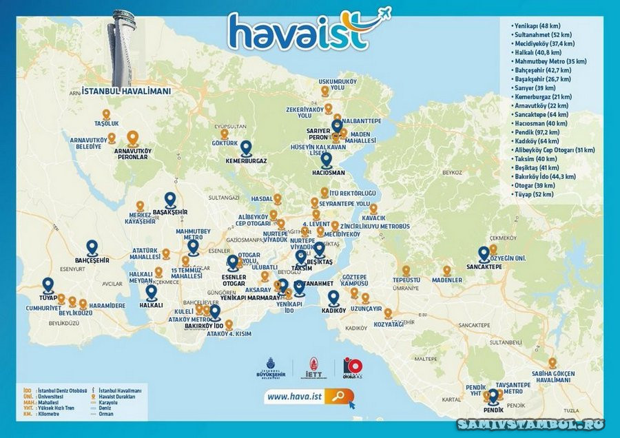 Havaist map