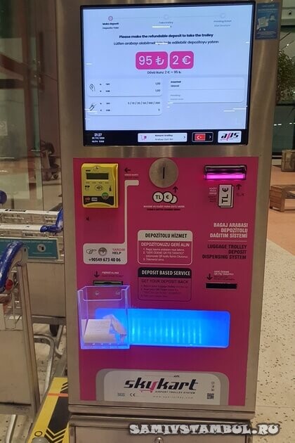 Тележки в аэропорту Стамбула